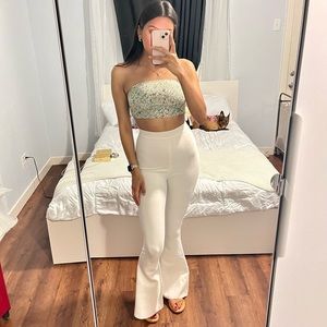 Bandage Flared Leg Pants